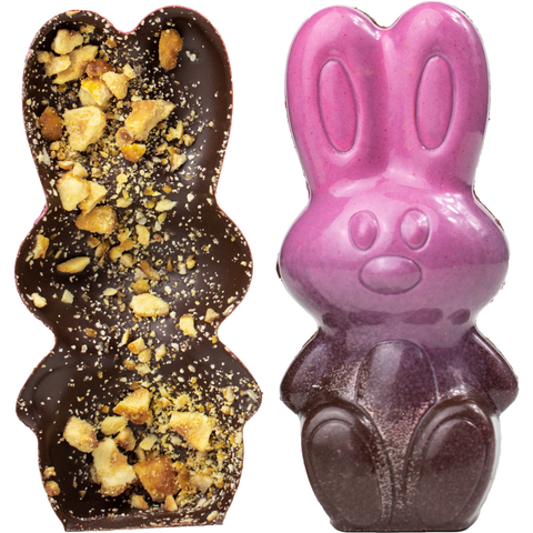 Osterhase - karamellisierte Haselnüsse