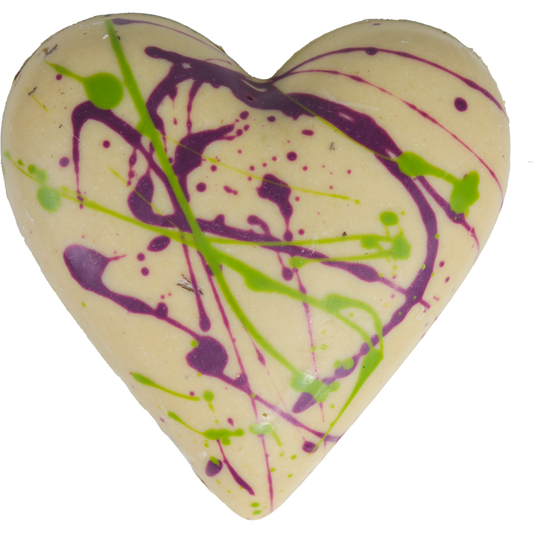 Raspberry Pistachio Heart (filled)